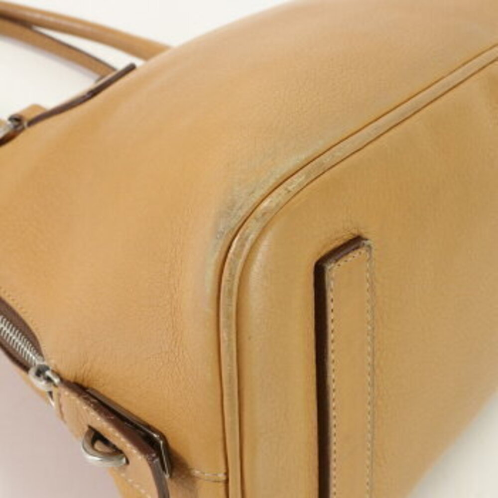 Prada Boston bag Camel Tan leather - Picture 7 of 14